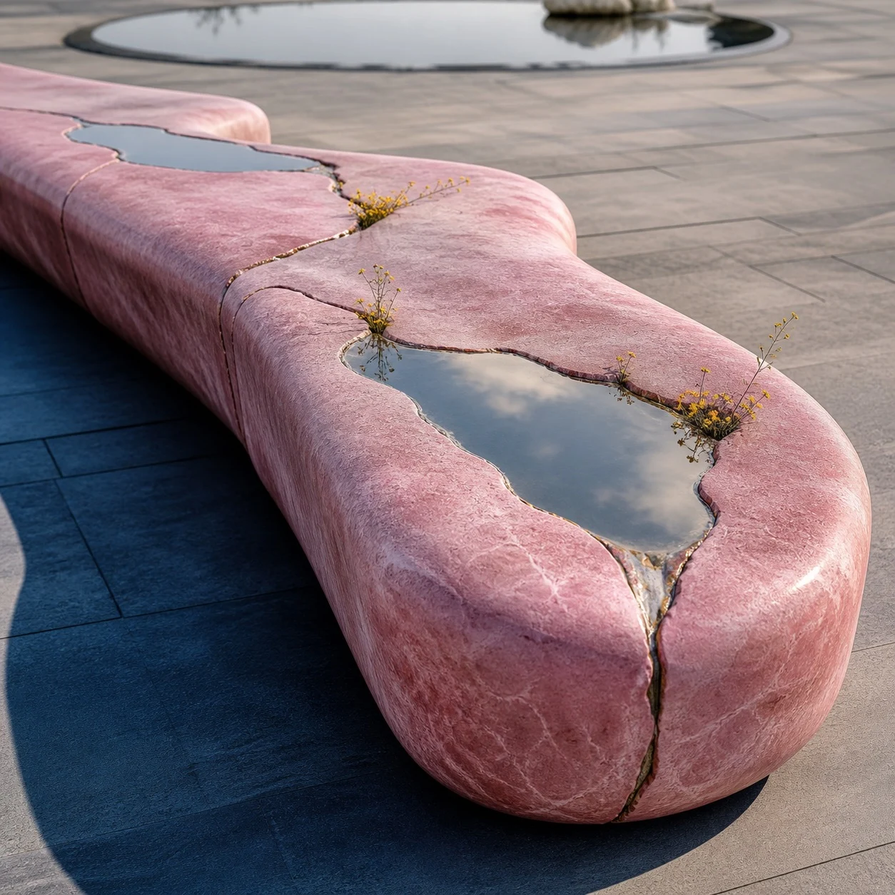 Soft Concrete Bench